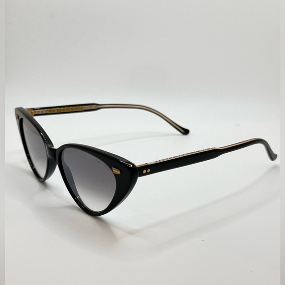 Cutler and Gross - Black cat eye sunglasses - 53-15-145 - NWT - Picture 7 of 16